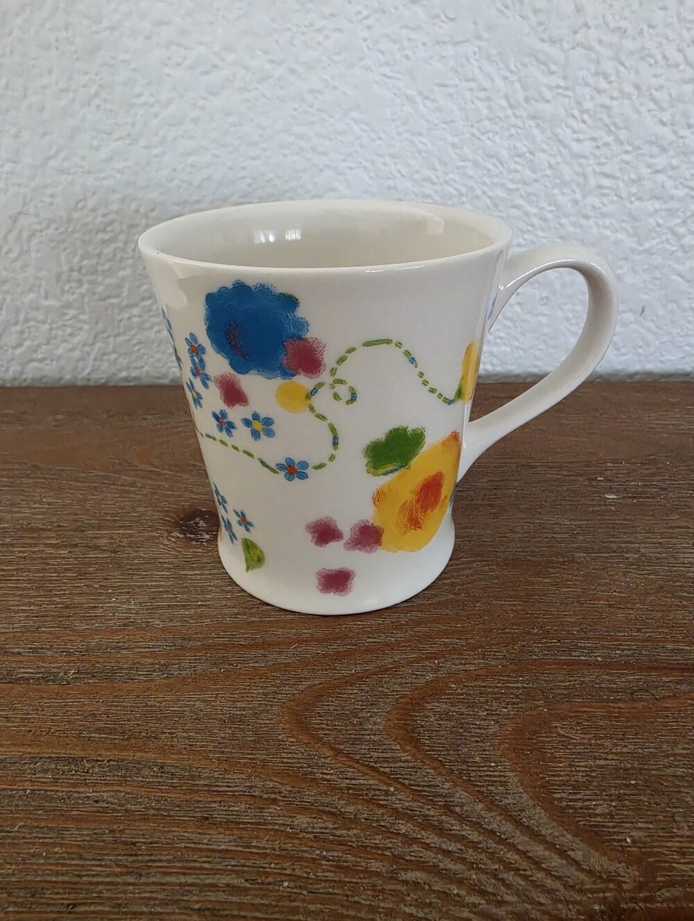 2006 Starbucks Floral Coffee Tea Mug Multicolor